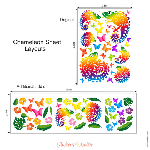 chameleon design layout sheet