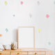 Update Plain Walls With Colourful Trees Fabric Wall Stickers