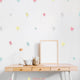 Update Plain Walls With Colourful Trees Fabric Wall Stickers