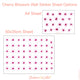 Cherry Blossom Wall Decor Fabric Wall Stickers - Reusable