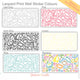 leopard print fabric wall stickers colour choice