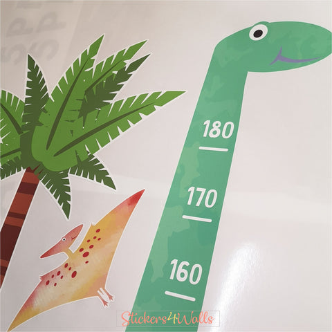 dinosaur kids measuring chart