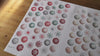 Reusable Scandinavian Style Snowflake Bauble Wall Stickers