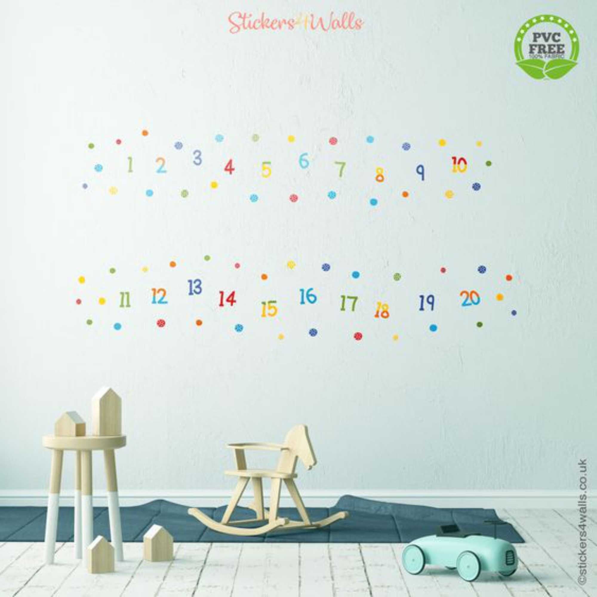 Letter wall shop stickers